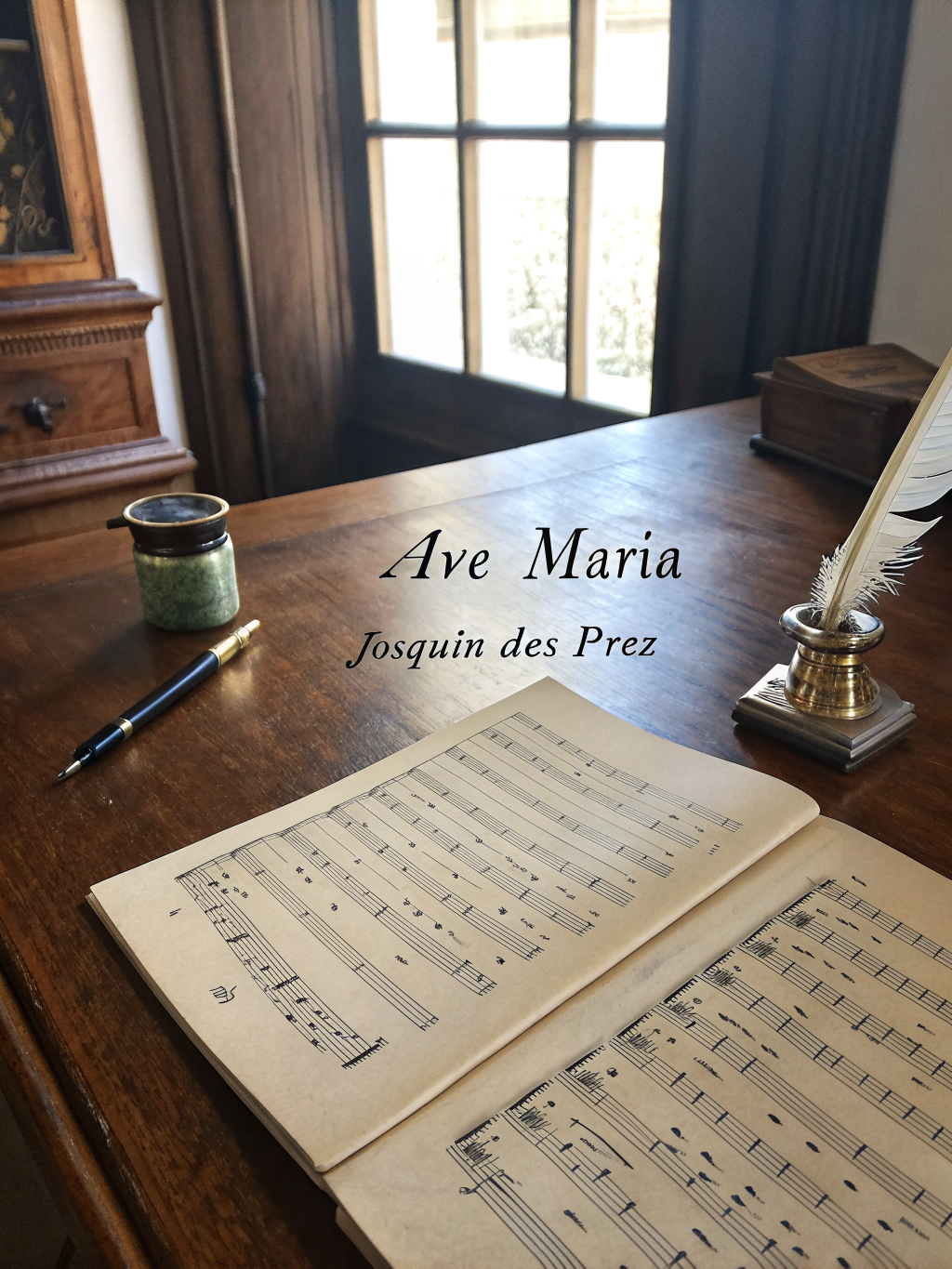 Musical score documentation for Josquin des Prez